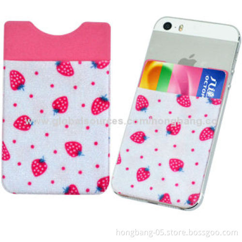 Sticky Mobile Phone Wallets, Easy-to-stick and Remove